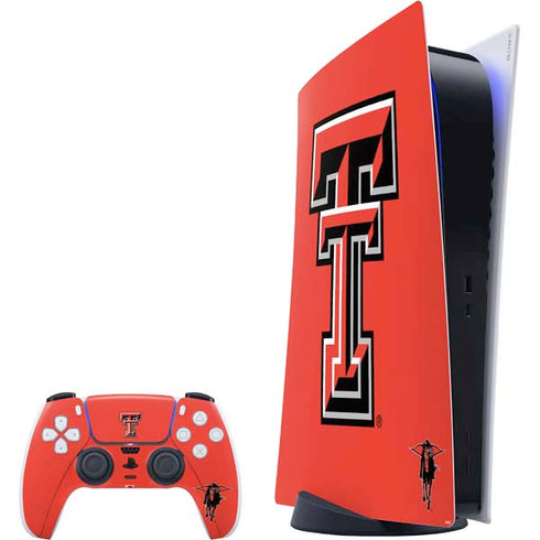 Texas Tech University Red Raiders PS5 Digital Edition Bundle Skin